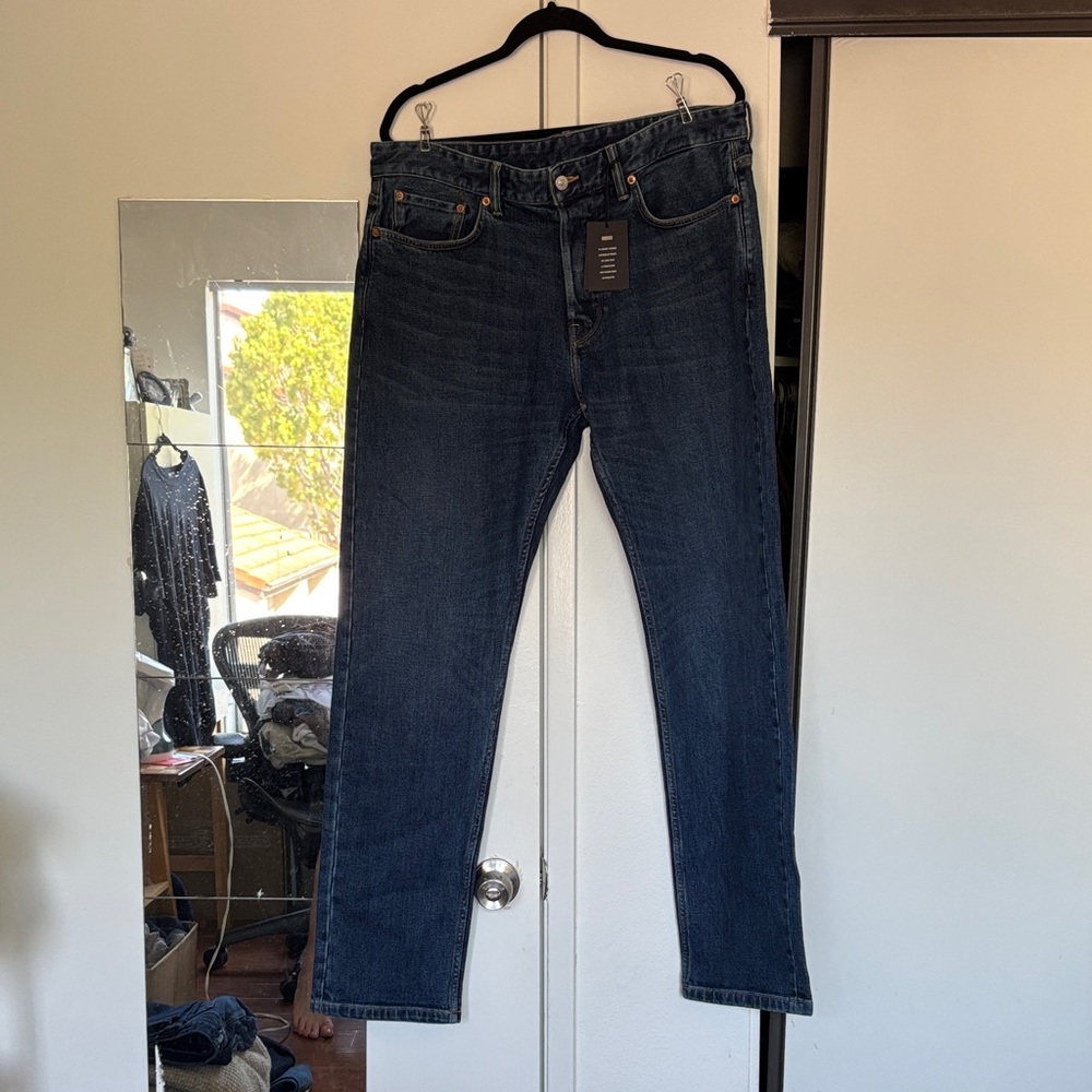 Buck Mason Dark Blue Slim Jeans